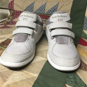 New Balance 813 White and Gray Sneakers